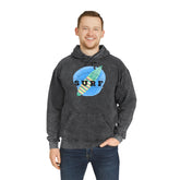 Unisex surfing Mineral Wash Hoodie