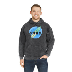 Unisex surfing Mineral Wash Hoodie