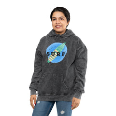 Unisex surfing Mineral Wash Hoodie