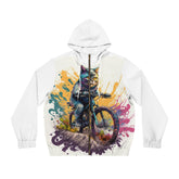 Men's Full-Zip bycling Hoodie (AOP)