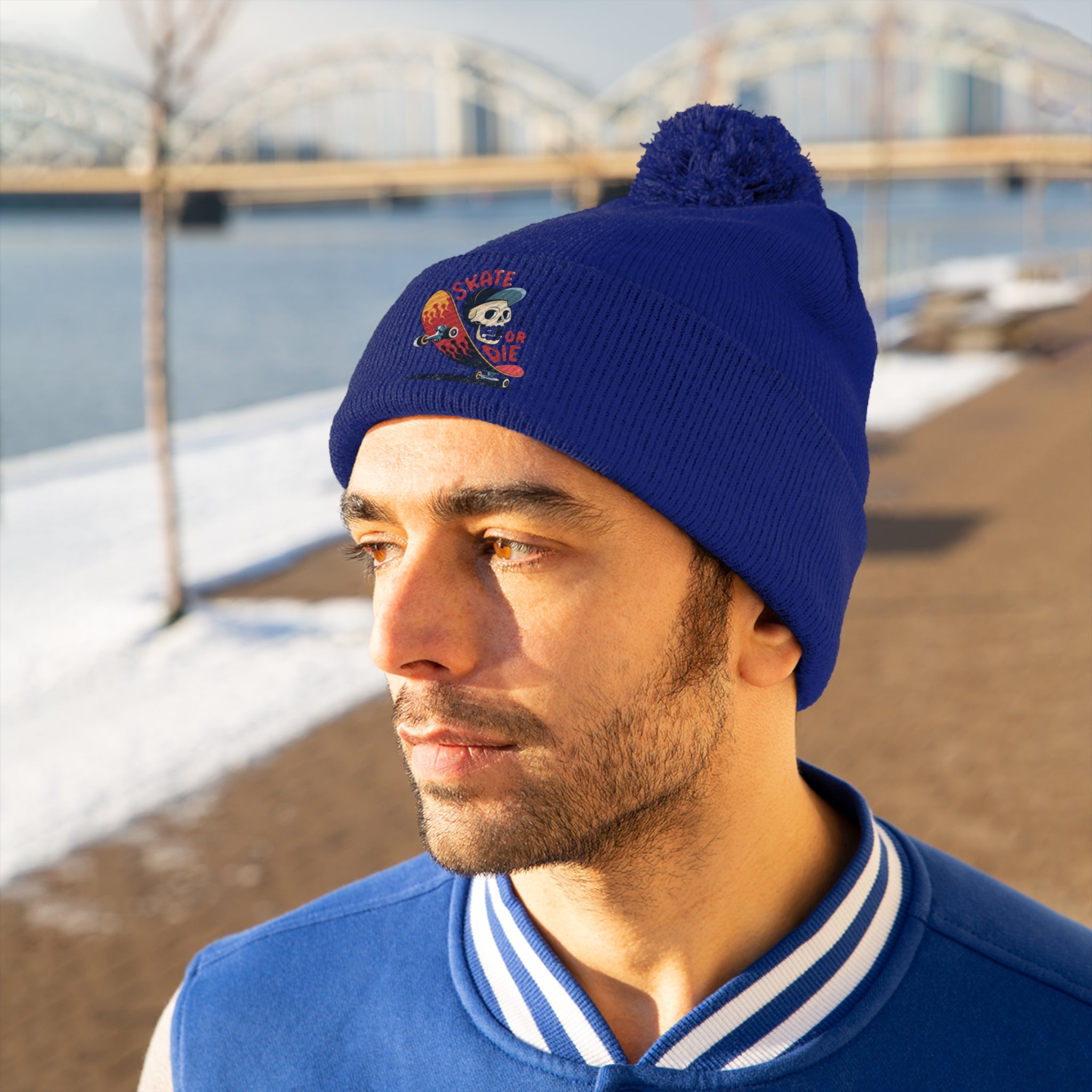 surf Pom Pom Beanie