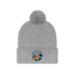 surf ocean Pom Pom Beanie