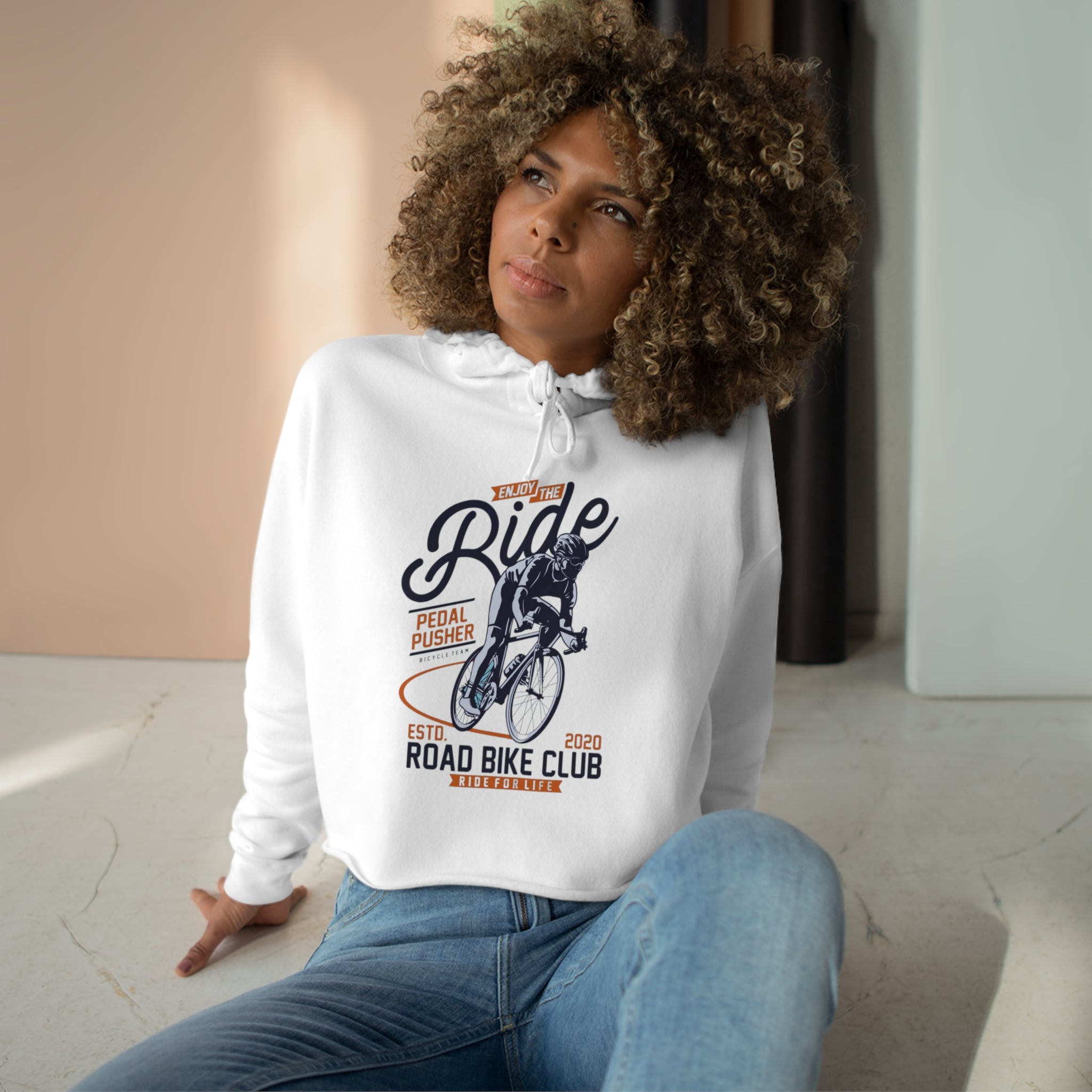 Bycling Crop Hoodie